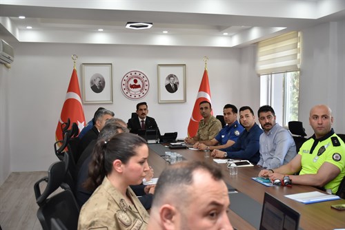 Kurban Bayramı Tedbirleri Toplantısı Gerçekleştirildi.